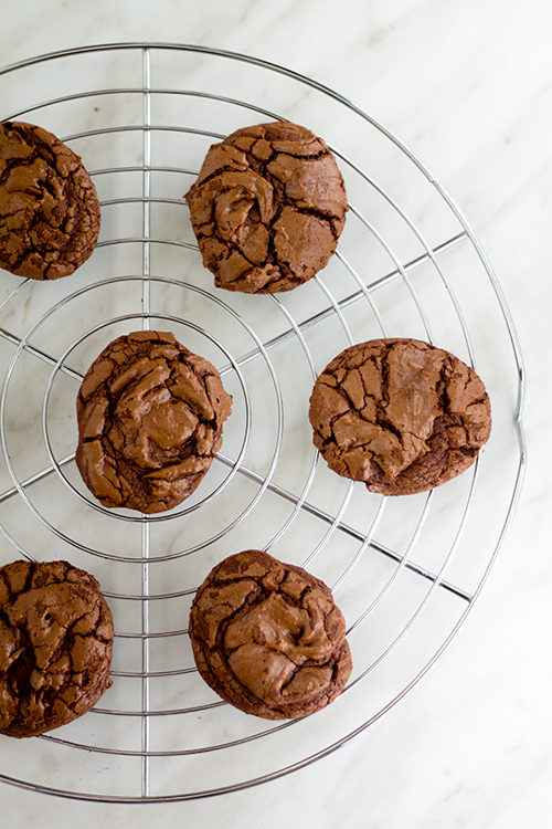Brownie crincle cookies
