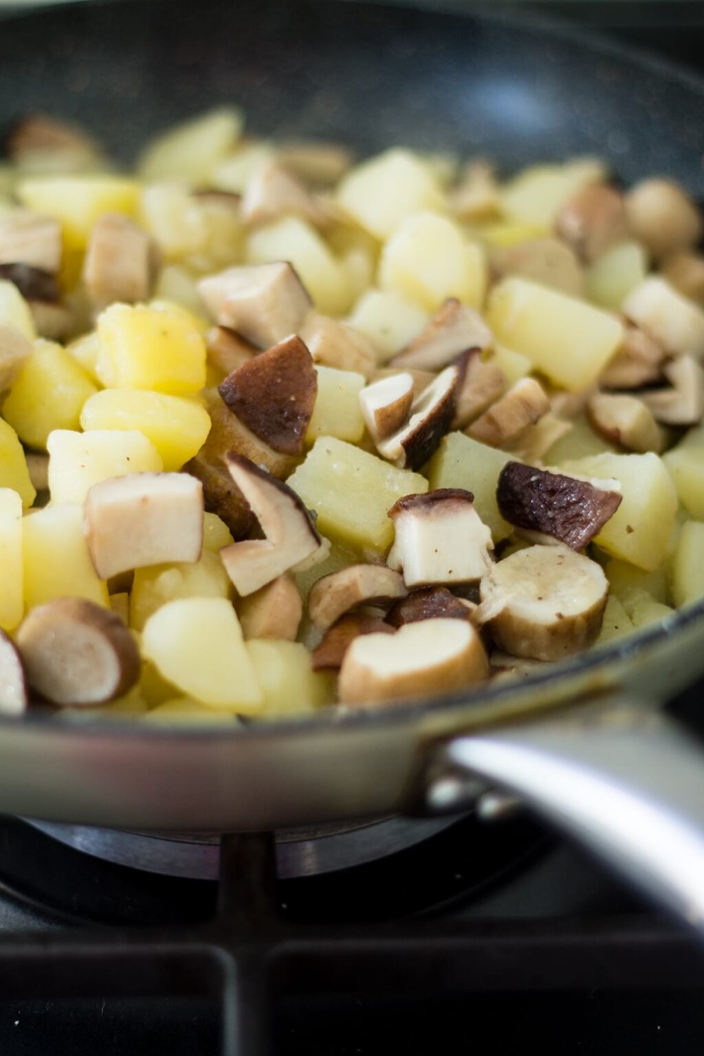 Porcini con patate a funghetto